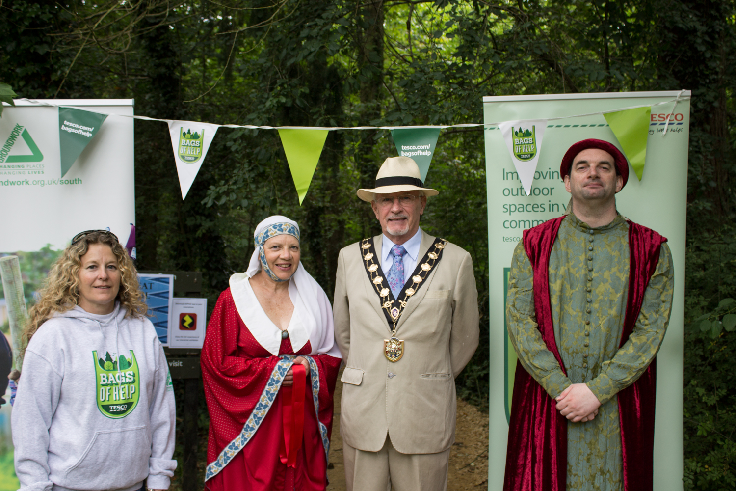 Big Turn Out For Launch of New Interactive Trail at Medieval Weekend